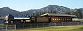 Outside display with the Royal Hudson and Pullman Car