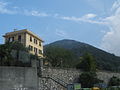 Monte Moro visto da Corso Europa poco prima di Nervi