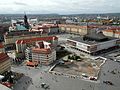 Blick von der Frauenkirche über den wiederentstehenden Neumarkt und Altmarkt, 2012