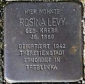 Stolperstein für Rosina Levy