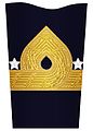 Sleeve insignia for a major general in the Amphibious Corps (2000–2003) and Coastal Artillery (1972–2000)