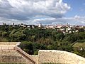 The town of Suceava as seen from the Seat Fortress of Suceava during day time in 2014