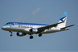 Embraer 170 der Estonian Air