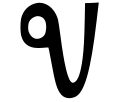 Deutsch: Glagolitisches Tsi English: Glagolitic tsi