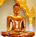 Rupang Buddha emas di Wat Traimit, Thailand.