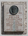 Gedenktafel für den Mundartdichter Gregor Goldbacher am BRG Steyr