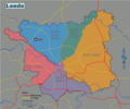 Possibly the most detailed map I've ever made, created to supersede the rather abysmal static map that was used on voy:en:Leeds.