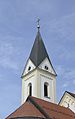 * Nomination: The church tower of Sacred Heart church in Ludwigsthal, Bavaria. --High Contrast 23:56, 20 August 2013 (UTC) * * Review needed