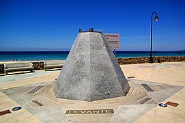 Wind rose in Tarifa