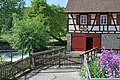 * Nomination Historical oil mill in Dörzbach, Germany --Harke 18:49, 12 August 2013 (UTC) * Promotion Nice but slightly oversharpened. There are remarkable sharpening artefacts on the leaves at the top left. --Tuxyso 19:58, 12 August 2013 (UTC) New version uploaded. Better now? --Harke 18:28, 13 August 2013 (UTC) Yes, is think so. IMHO QI now. --Tuxyso 20:02, 13 August 2013 (UTC)