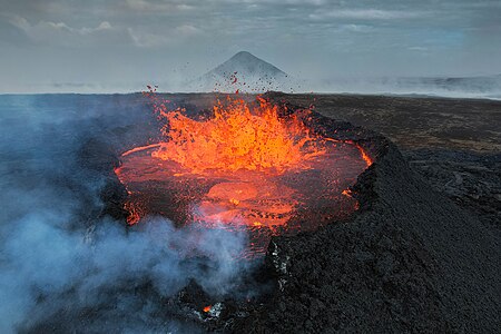 Fagradalsfjall eruption, by Giles Laurent