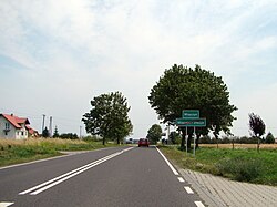 Entering Miączyn