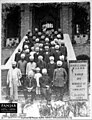 Nihal Singh Kairon and local Sikhs in-front of the Dongbaoxing Road Gurdwara, Shanghai, ca.1914