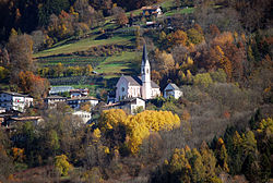 Skyline of Frassilongo