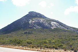 Blick auf die Frenchmans Peak