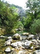 La rivière des gorges de la Siagne