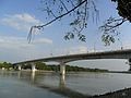 A bridge over the Bhagirathi River, Jangipur, 2016