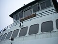 MV Kaleetan's superstructure and pilothouse