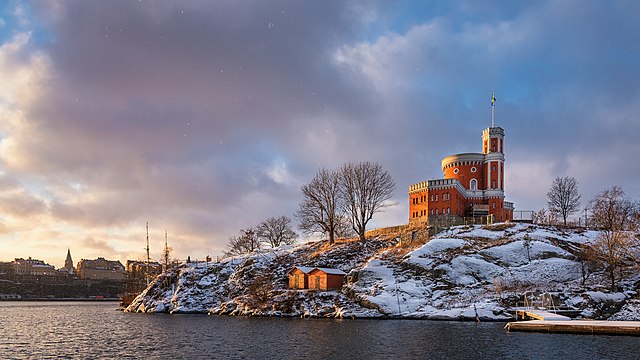 Kastellet citadel on Kastellholmen, Stockholm.