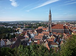 Skyline of Landshut