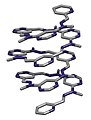 Intramolecularly self-assembled foldamer