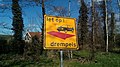 Warnschild "Let op! Drempels"