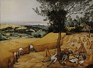 Pieter Bruegel o Vello (1565) The Harvesters