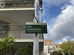 Plaque Rue Louis Jouvet - Noisy-le-Grand (FR93) - 2021-10-12 - 2.jpg