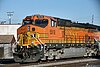 Burlington Northern Santa Fe Railway 5518, a GE C44-9W diesel locomotive.