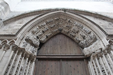 Detail of the south portal sculpture