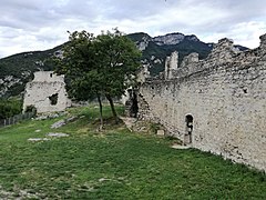 Reste der nördlichen und östlichen Außenmauer