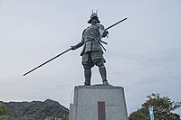 Standbeeld van daimyō Chōsokabe Motochika