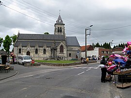 The church in Villers-Outréaux