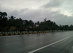 National Highway at Kasimkota