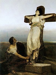 Gabriel von Max. Santa Julia de Cartago. 1866.