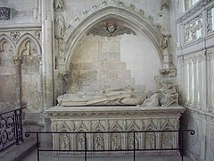 Gisant de Thomas de Saint-Benoît.