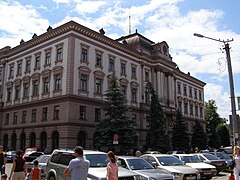 Former Austrian Railway Directorate, today the Ivano-Frankivsk National Medical University