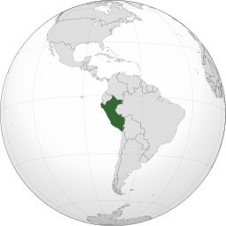 Localização de República do Peru