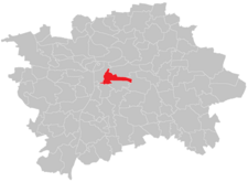 Vinohrady na mapě