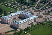 Rundāle Palace, the summer residence of Duke von Biron