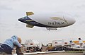 The Skyship over Fair Oaks airport prior to her 2006 tour.