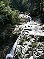 Le gouffre du Ratus sur le torrent Brenve.