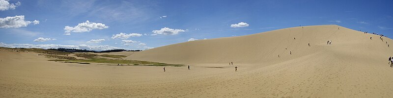 Die Sanddünen von Tottori.