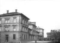 Empfangsgebäude von 1871, Straßenseite