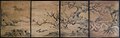 Pájaros y flores de las cuatro estaciones, de Kanō Eitoku, 1566.