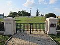 Le cimetière militaire francais à Lironville.