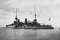 French battleship Bouvet, immediately sank.