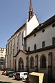 The exterior of the choir as seen from Zentralbibliothek