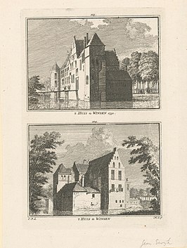 Het Huis te Winssen in 1732