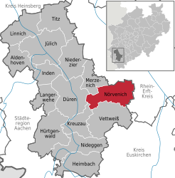 Nörvenich – Mappa